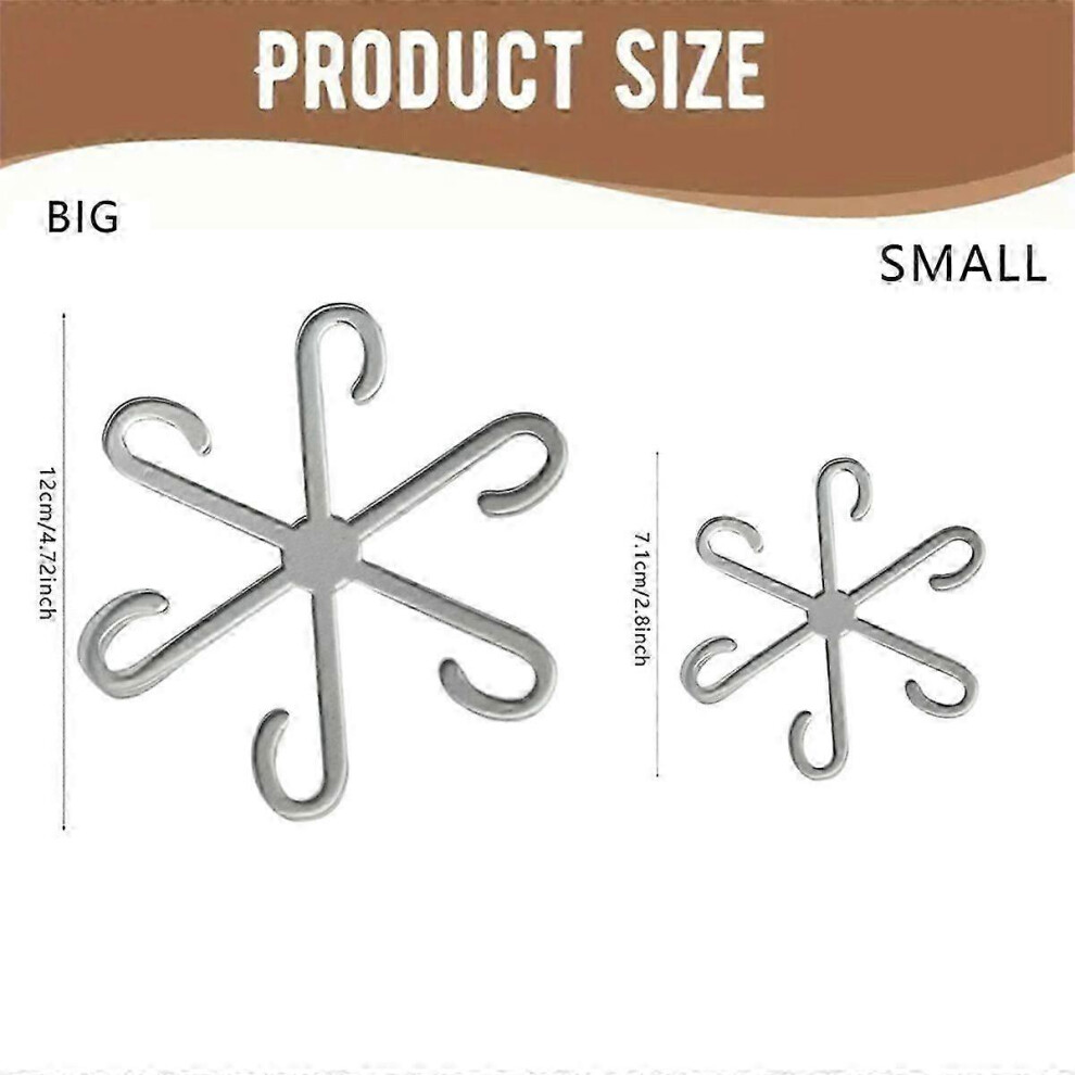 Kikidex (As Show, One Size) Plant Stem Support, Acrylic Plant Climbers Stem Holders Reusable Plant Growth Accessories Stakes For Growing Plants C