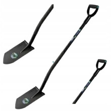 Skarp spade med stålhåndtag 120 cm