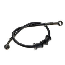 (60CM, Black) Motorcycle Hydraulic Reinforce Brake Clutch Oil Hoses Line Pipe For Atv Go Kart