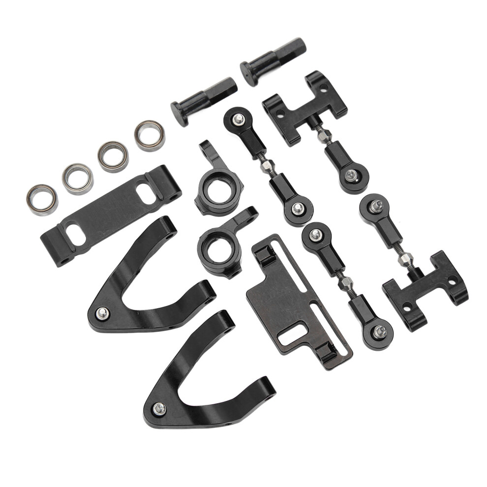 Rc Aluminium Upper Lower Suspension & Steering Cup Set For Wpl D12 Black 4121358067470