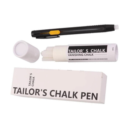 Invisible Chalk For Fabric Marking Disappears Under Heat