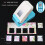 Professional Paper Embosser Heavy Duty Square Hole Puncher for 2