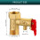 Brass Safety Pressure Release Valves Adjustable Pressure-0.9Mpa 4