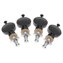 4 Pcs Tarraxas Para Ukulele E Guitarra Com Botão De Afinação