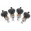 4 Pcs Tarraxas Para Ukulele E Guitarra Com Botão De Afinação 1