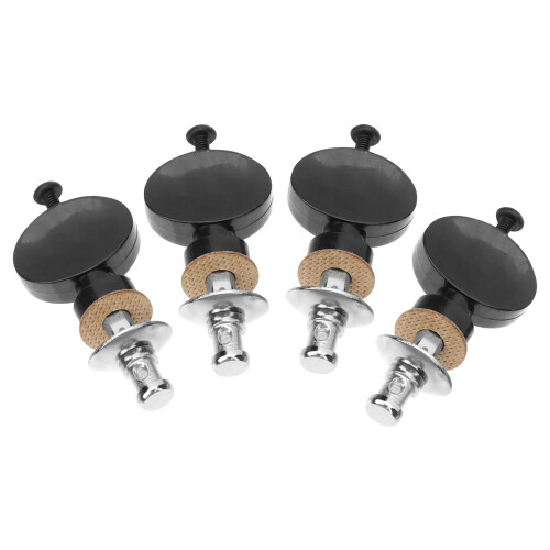 4 Pcs Tarraxas Para Ukulele E Guitarra Com Botão De Afinação