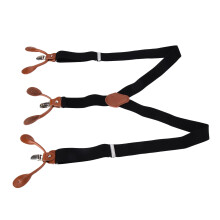 Wide Mens Suspenders with Metal Clips Adjustable for Formal Party & Event