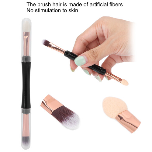 Double Ended Eye Shadow Brush for Makeup Artists & Beginners 2