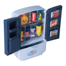 Kinder-Spielzeugkühlschrank 19x12x5cm Blau Plastik Süße Accessoires