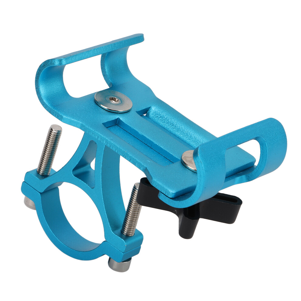 Aluminum Alloy Bike Phone Mount For 3.5-6.5In Phones, Blue 8181358071323