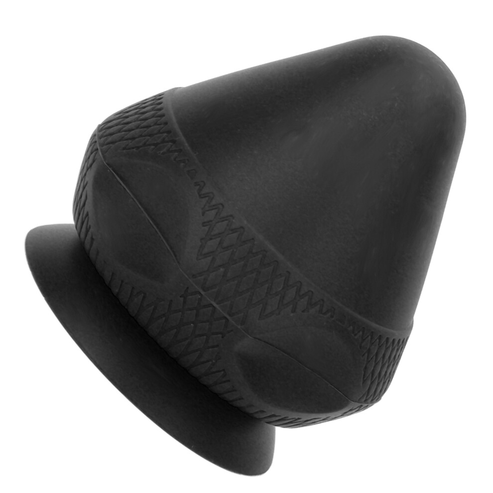 Black Silicone Massage Ball Ergonomic & Absorptive 65Mm Fine Workmanship