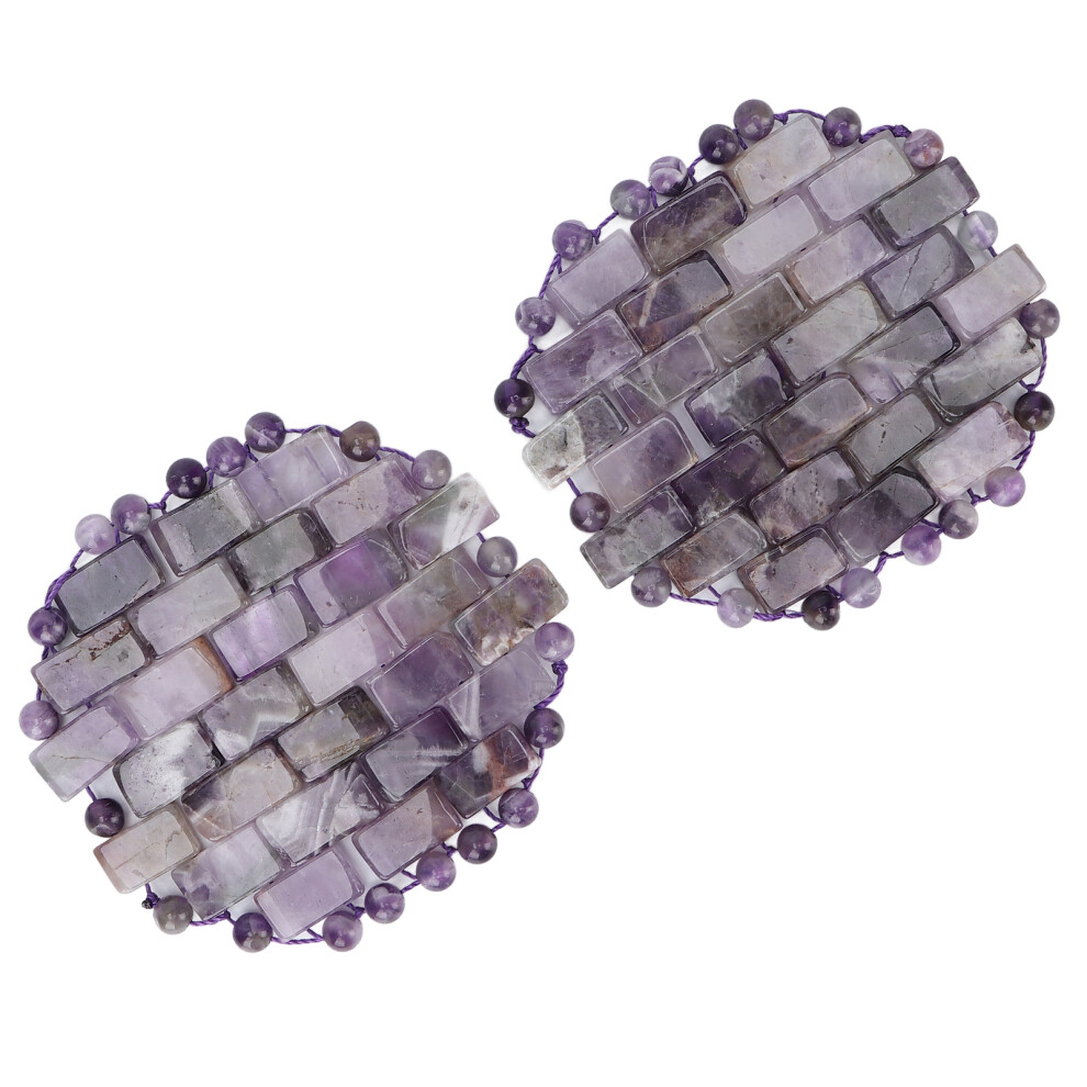 Dark Cooling Amethyst Jade Eye Pack For Wrinkle Reduction And Eye Relaxation