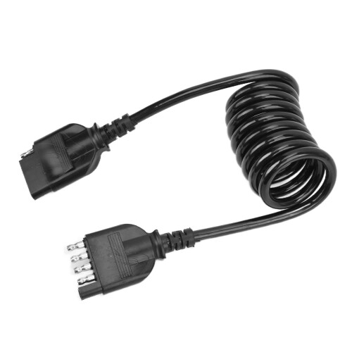 5 ft Trailer Light Wiring Harness Connector Plug Extension Cable Plastic 1