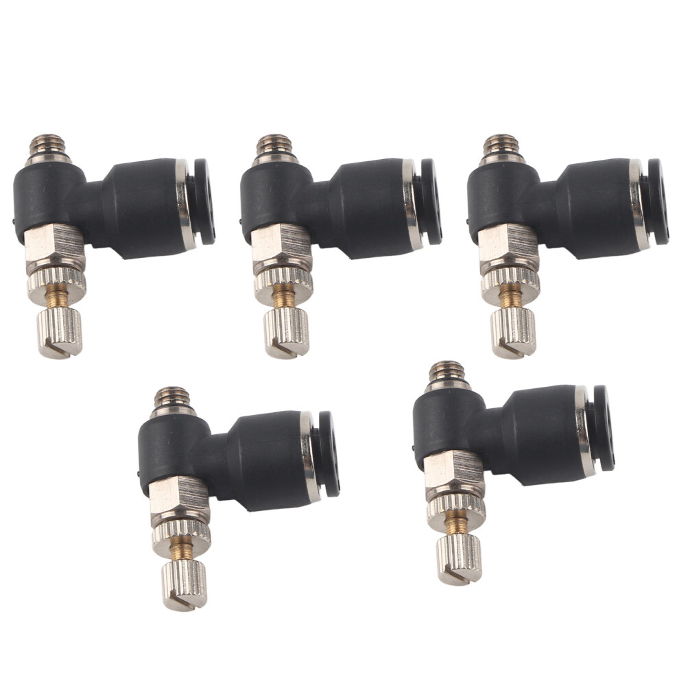 Sc Pvc Quick Fitting L Type Right Angle Throttle Valve 6-M5 8461358072590