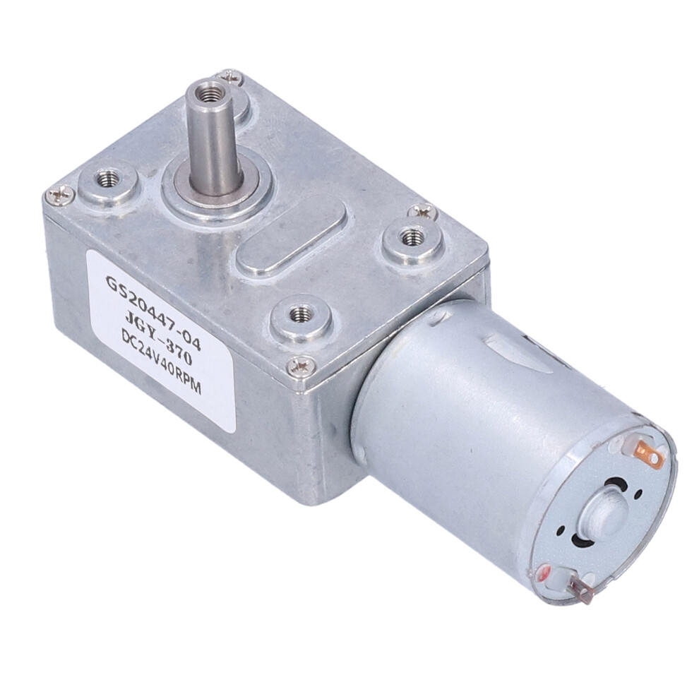 Dc 24V Worm Gear Motor With Speed Governor 40Rpm For Robots And Locks 6901358072999