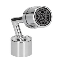 Universal Wasserhahn-Sprühkopf 720 drehbar, Filterdüse, 22 mm, Silber