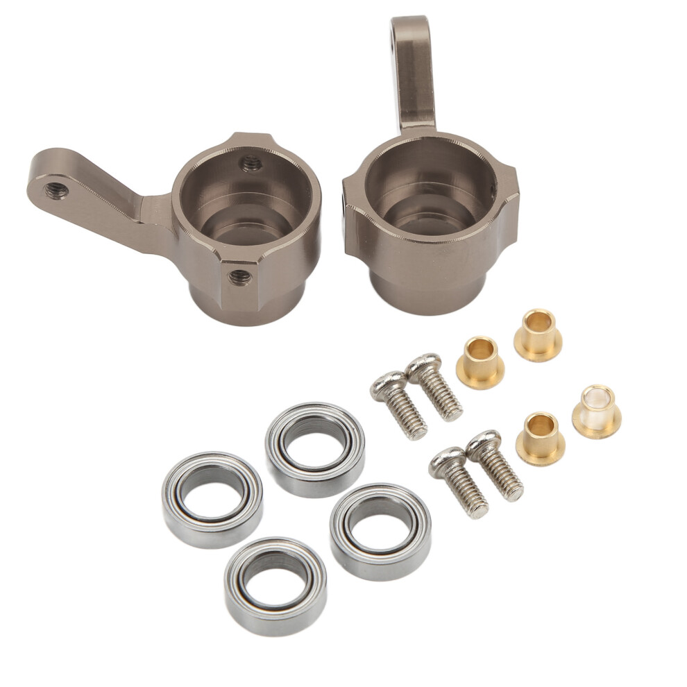 2Pcs Aluminium Rc Steering Cup For Wpl B14 1/16, Titanium Color 4081358074932