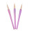 3-teiliges Nagelliner-Pinsel-Set, 12/16/21 mm, 2