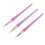 3-teiliges Nagelliner-Pinsel-Set, 12/16/21 mm, 7
