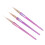 3-teiliges Nagelliner-Pinsel-Set, 12/16/21 mm, 9