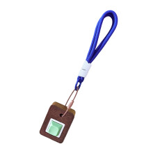 Quiet Office Fidgets Toy Wooden Keychain Stress Reliever-green
