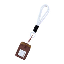 Premium Wooden Fidgets Keyring ABS Structure Anxiety-White