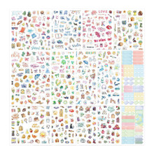 Festival Themed Sticker Adhesive Wrapping Label Journal Sticker
