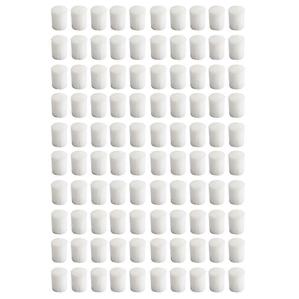 Kikidex (As Show, One Size) 100Pcs Hydroponic Sponge Cylindrical 19 Mm For Vegetable Plant Cultivation In Net Pots, Plant Growt