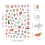 Festival Themed Sticker Adhesive Wrapping Label Journal Sticker 3