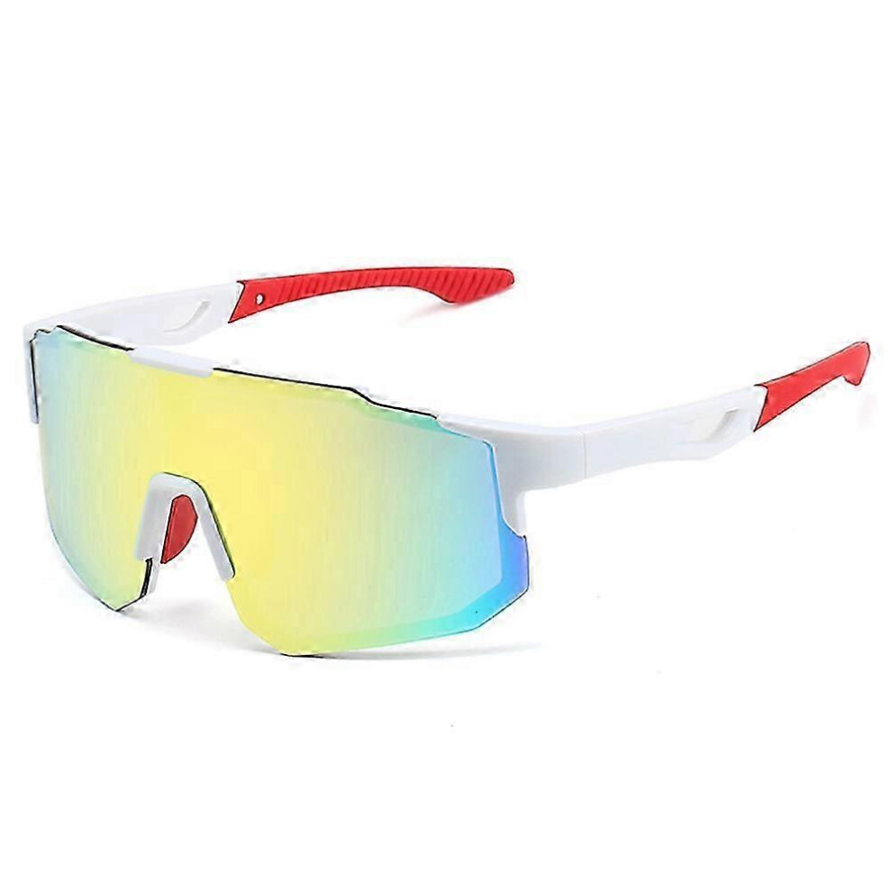 Kikidex (Color06, One Size) Riding Cycling Sunglasses Cycling Glasses Goggles Bicycle Mountain Bike Glasses Men's Women Outdoor Sport Eyewear