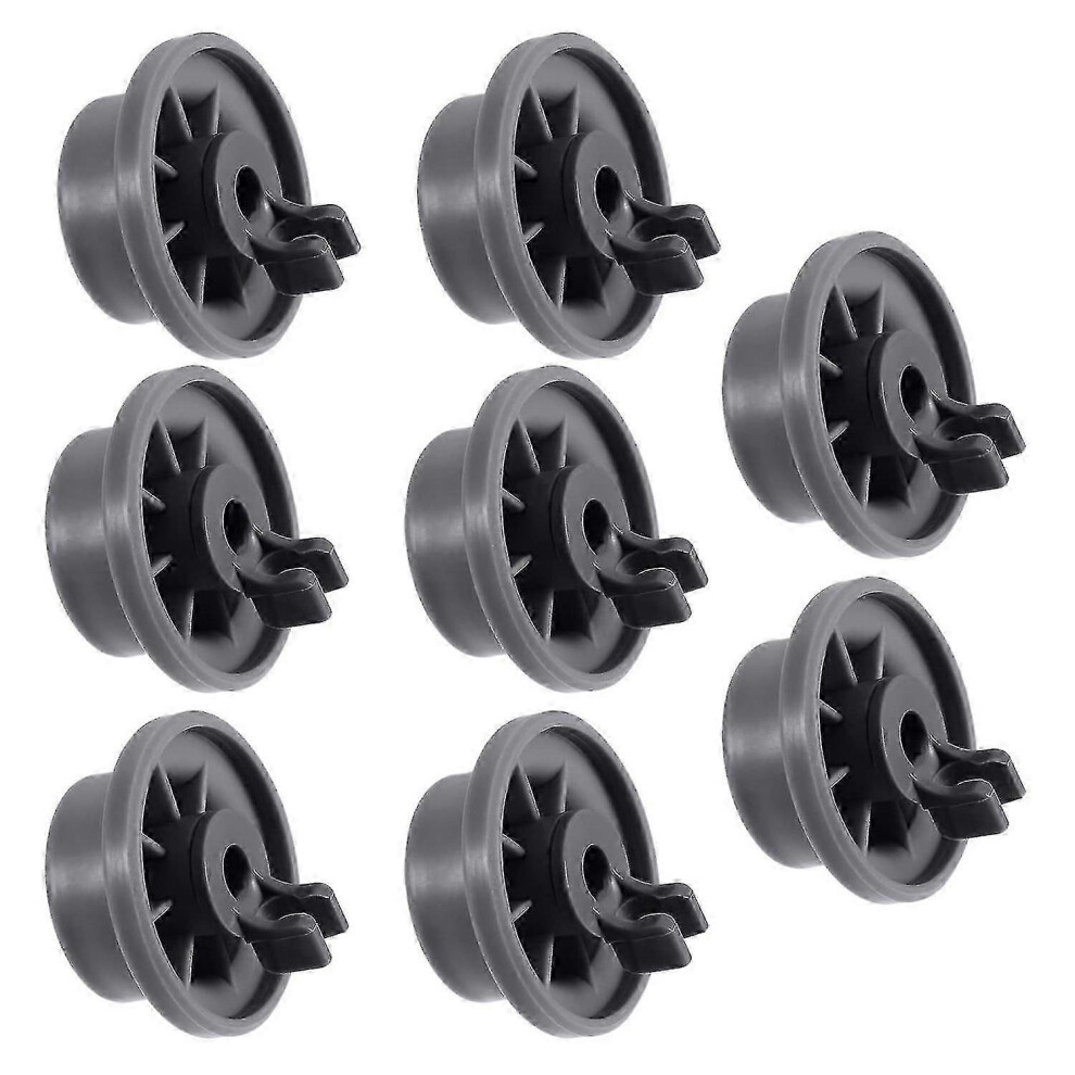 Kikidex (As Show, One Size) 8Pcs Dishwasher Wheel Durable 165314 Dishwasher Lower Rack Wheel Replacement Fit For Whirlpool And