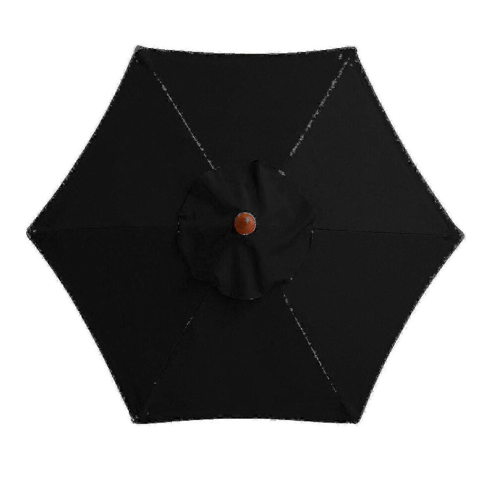 Kikidex (2.7M 6Bones, Green) 3M Round Garden Parasol Umbrella Outdoor Patio Sun Shade Canopy 3M 6/8X Arm