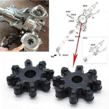 (As show, One size) 2pcs Steering Flexible Steering Column Coupler Column Mdps Parts For Hyundai Kia Oem 563152k000fff High Quality Car Accessories