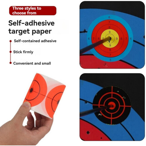 Paper Self-Adhesive Target Paper Sticker Small Red Portable 2