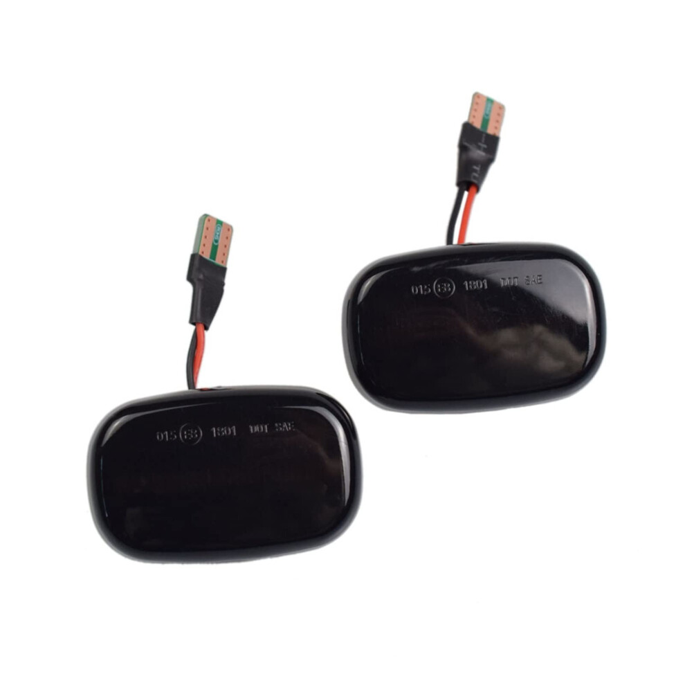 Dynamic Side Marker Signal Indicator Lights For Toyota Avensis Verso Carina Celina Corolla Camry Caldina Hilux Smoked 9339159009086