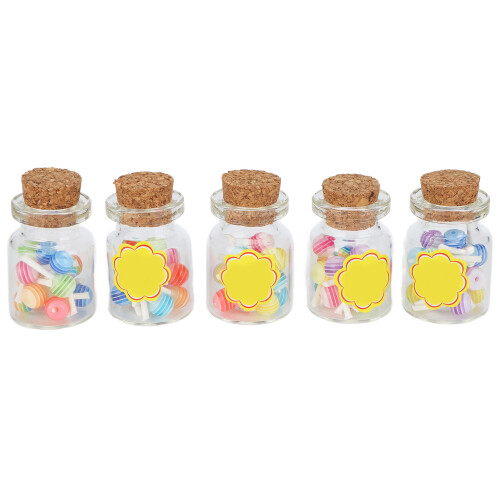 Boîte moyenne 15 capsules bouteille en verre clair 1
