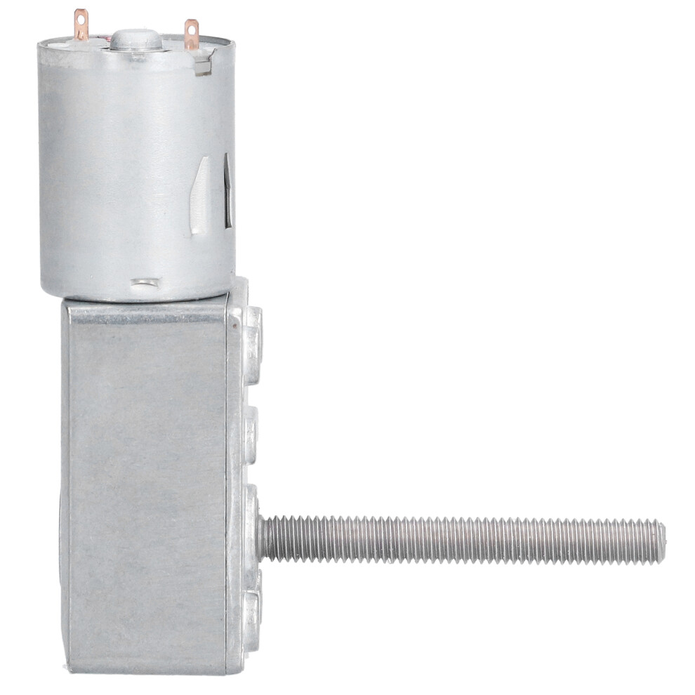 Self Locking Worm Gear Motor 50Mm Shaft 12V 66Rpm M6 Thread 5041358079022