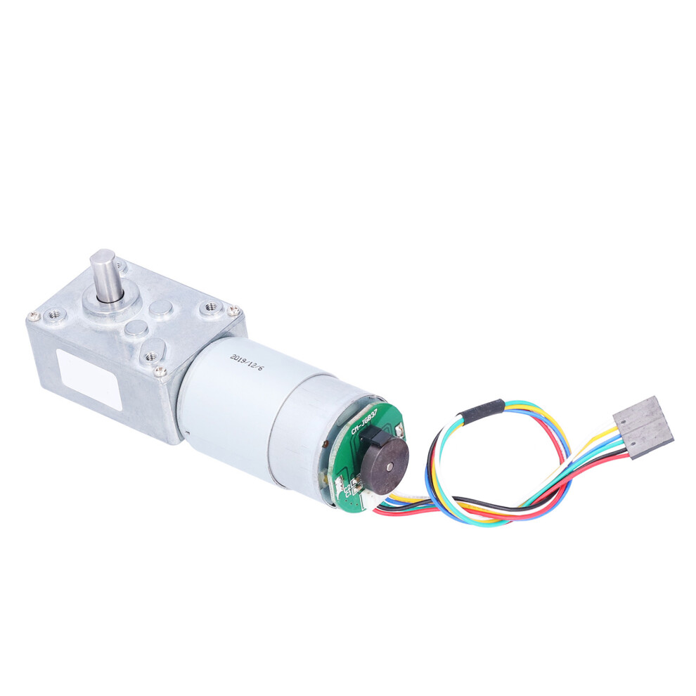 5840-555 Self Locking Worm Gear Motor 260RPM 24V with Encoder-image-OPC-PMRGXMZ-NEW