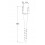 Stahlmastfuß 120x865mm Bohrung 2