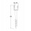 Stålstolpebase 100x865mm boremaskine 2
