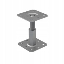 M20 Mastfuß 100x130x3mm verzinkt