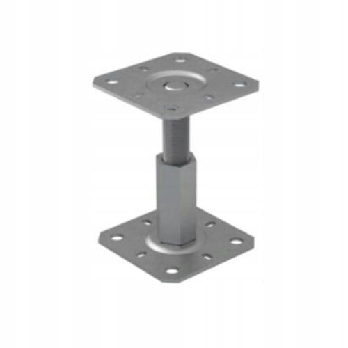 M20 Mastfuß 100x130x3mm verzinkt