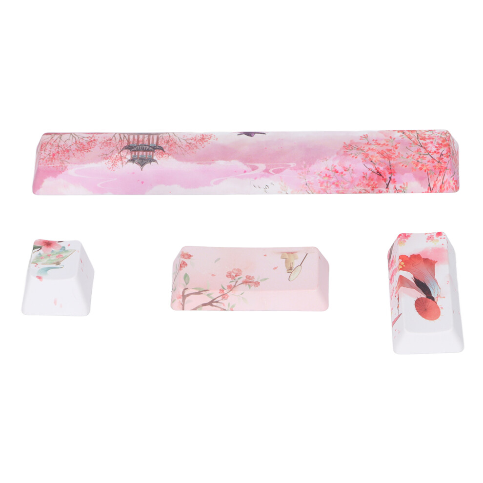 Peachblossom 4-Key Pbt Keycap Kit For Space Esc Enter Numpad Enter 4661358081293