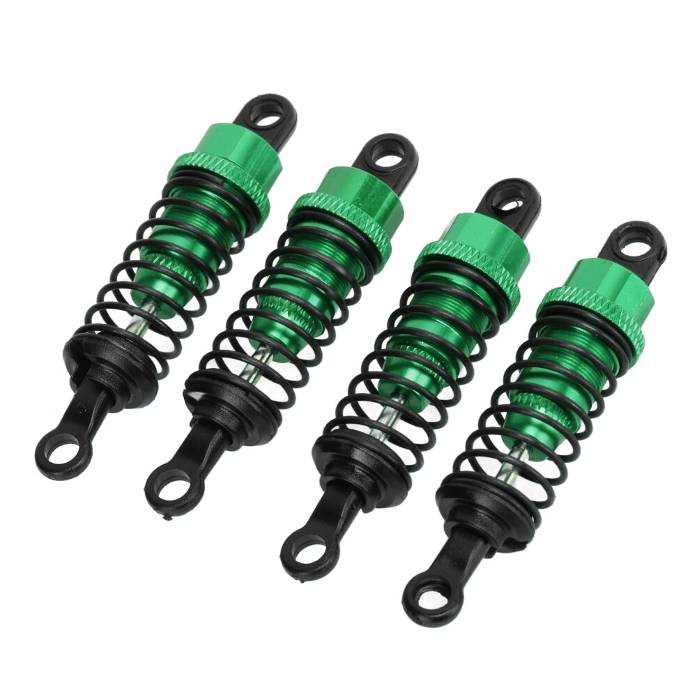 4Pcs 64MM Aluminum RC Shock Absorbers for WPL MN Cars, Green-image-OPC-PMRH85C-NEW