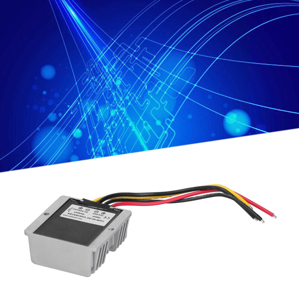 Dc 12V/24V To 5V 20A Aluminum Converter Ip68 74X74x32mm 4921358082363