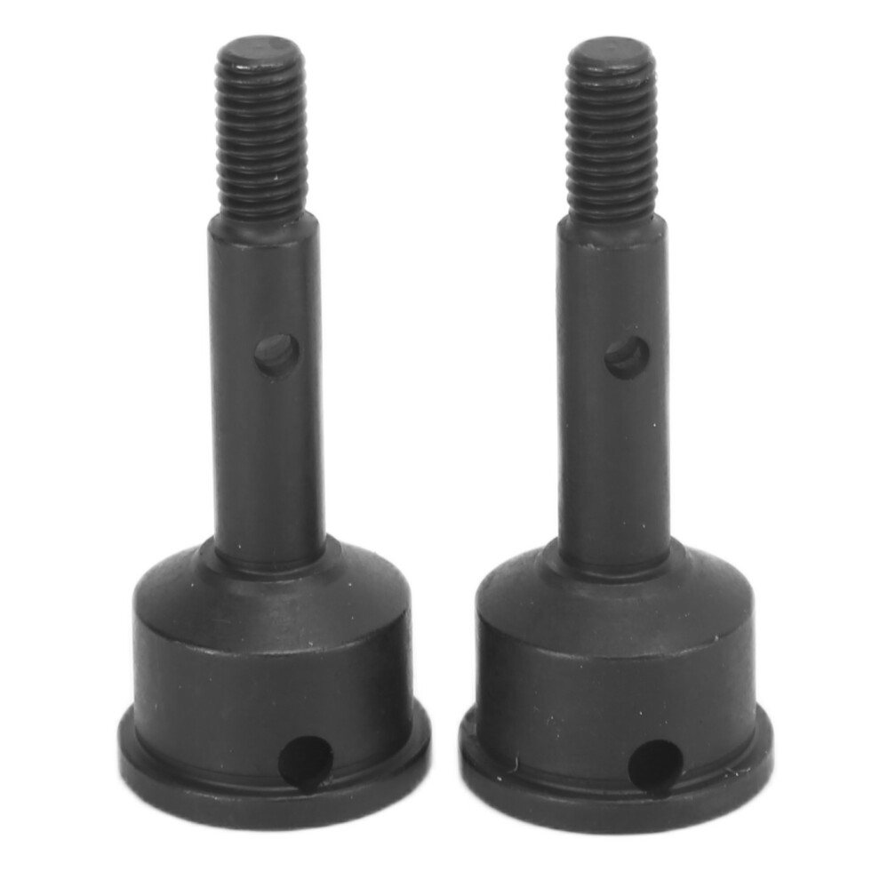 2Pcs Steel Rc Wheel Axle Drive Shaft With Pins For 1/7 Rc Car Black 8451358083337