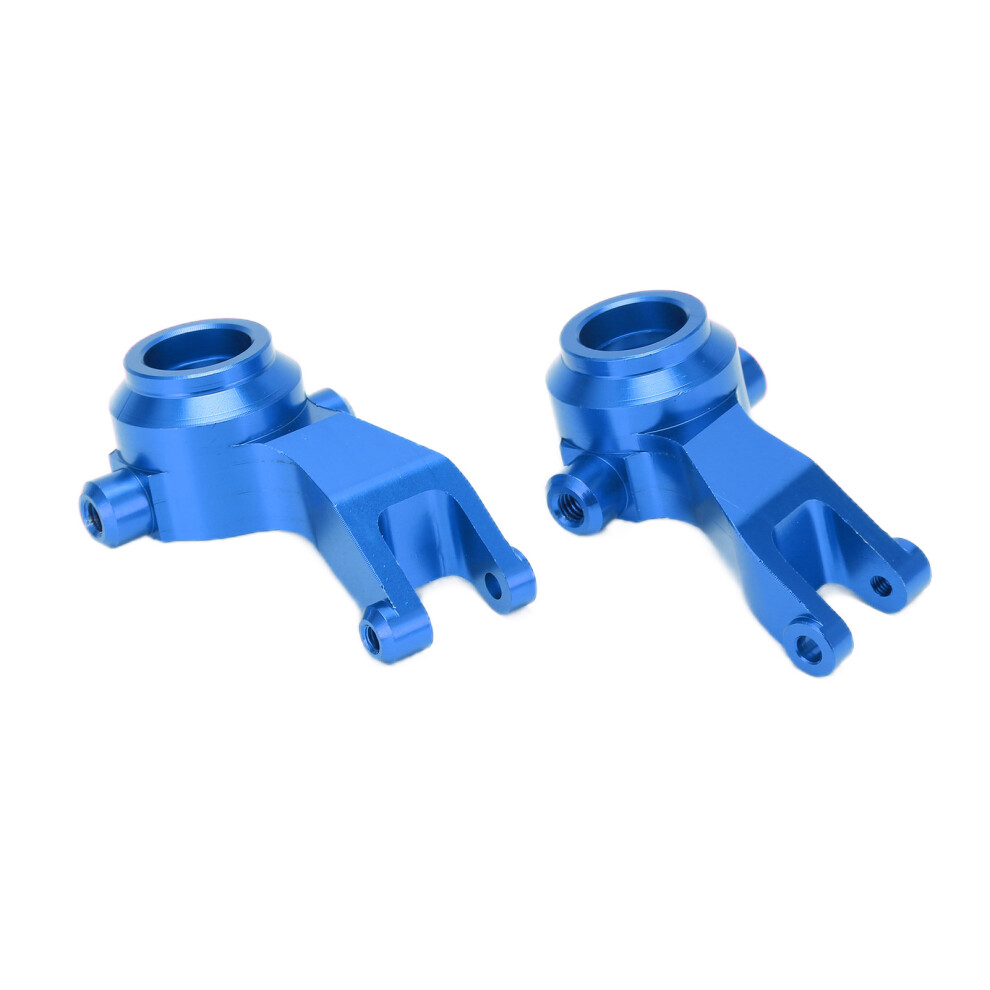 2pcs Aluminum Alloy RC Steering Blocks for 1/10 Senton/Typhon/Granite/Big Rock Blue-image-OPC-PMRH9HP-NEW