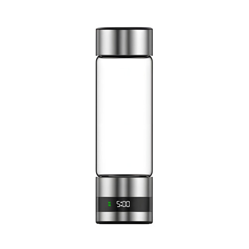 Transportable Water Cup Intelligent Single Button-silver