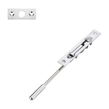 Invisible Door Bolt Hardware Steel-6 inch Brushed color