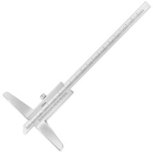 Metal Depth Vernier Caliper Micrometer Gauge 0-300mm Measuring Range, Inner Outer 0-200mm